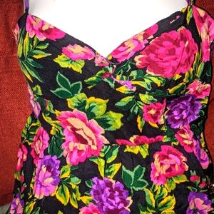 NWT Forever 21 flower spaghetti dress size M